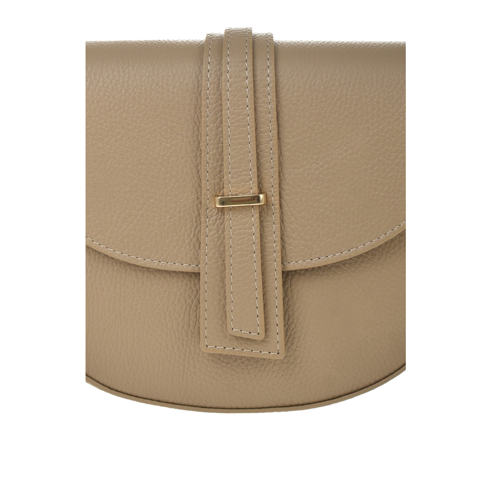 Geanta de umar din piele naturala Antonia Moretti AM1349, Grej, #5, Bagsy