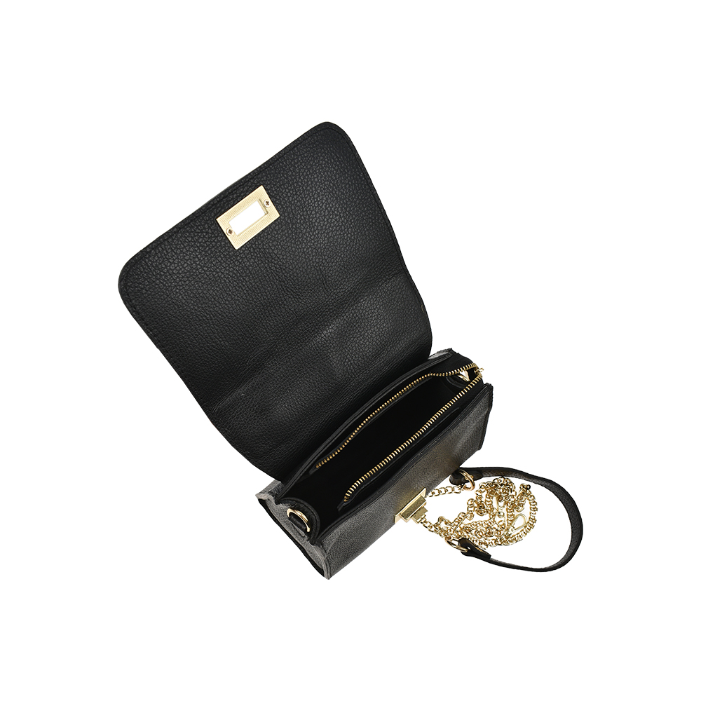 Geanta de umar din piele naturala Chiara Canotti CC1378, Negru, Nr. 4, Bagsy