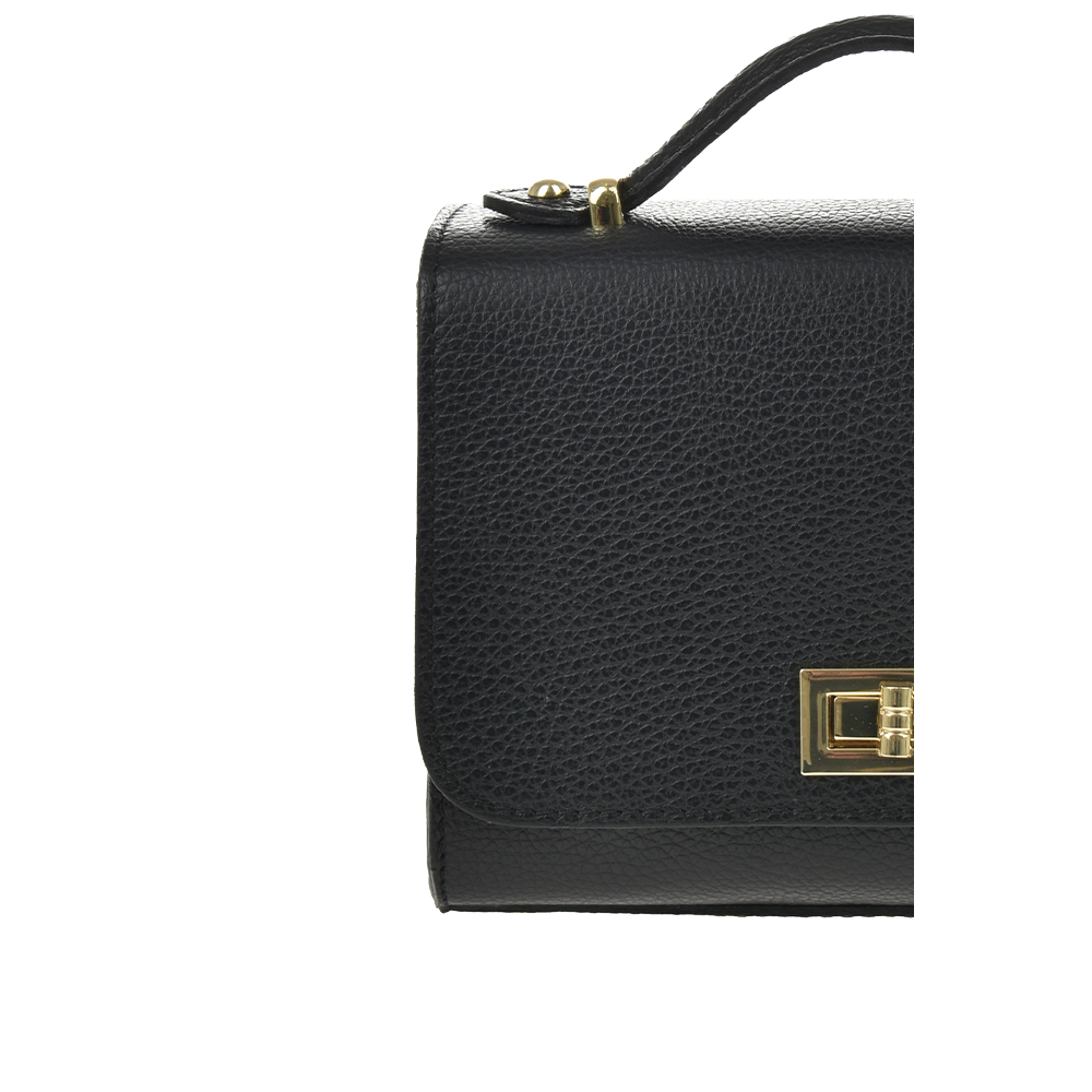 Geanta de umar din piele naturala Chiara Canotti CC1378, Negru, Nr. 5, Bagsy