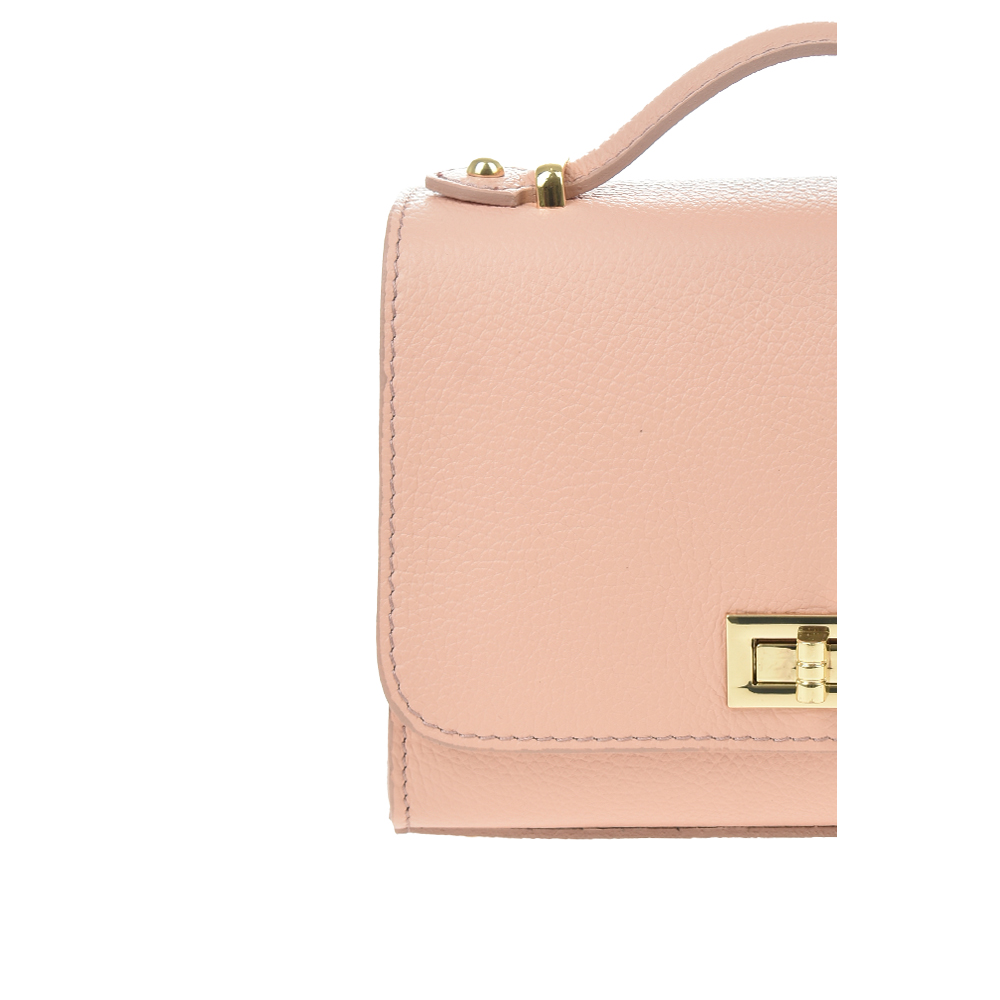 Geanta de umar din piele naturala Chiara Canotti CC1378, Roz, Nr. 5, Bagsy