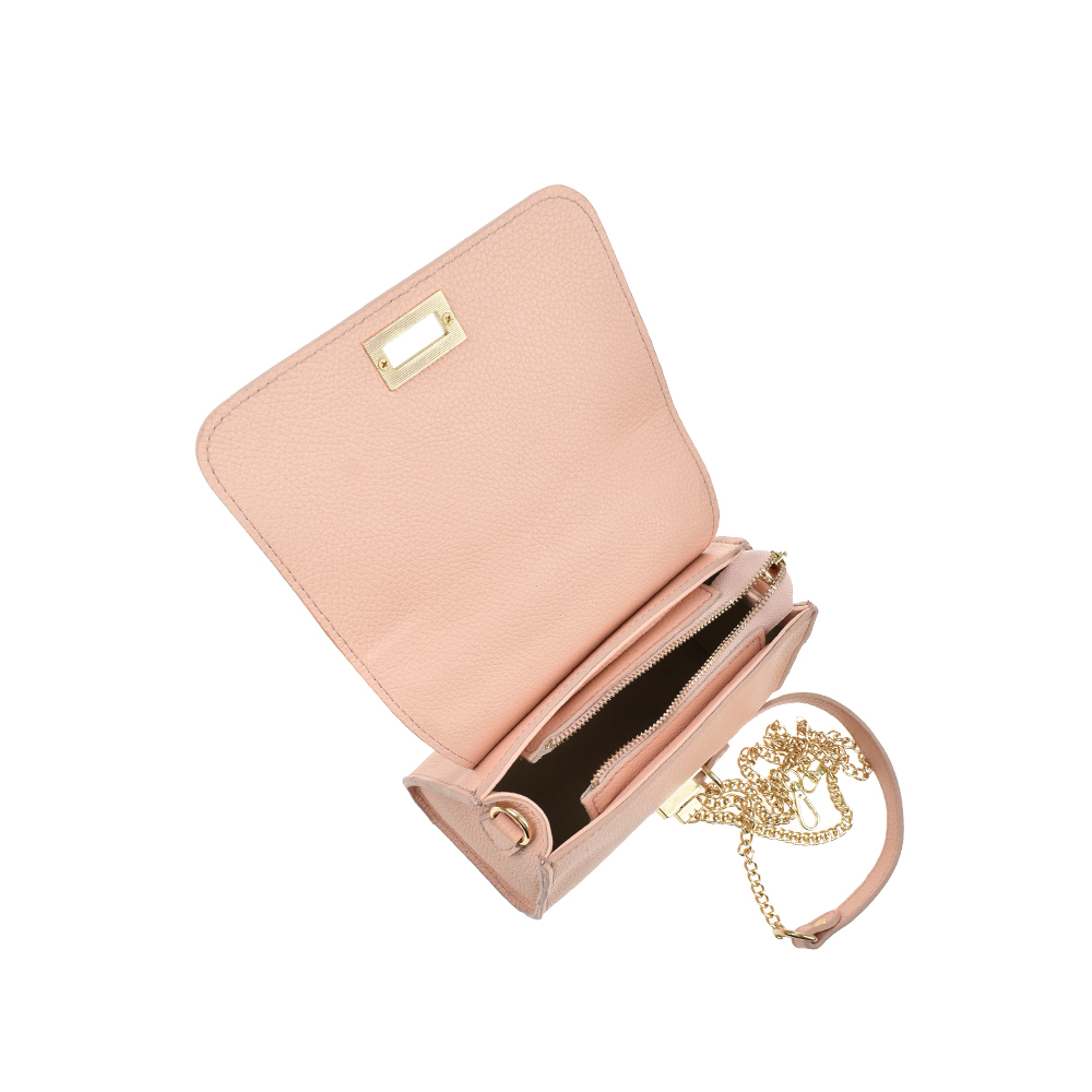 Geanta de umar din piele naturala Chiara Canotti CC1378, Roz, Nr. 4, Bagsy