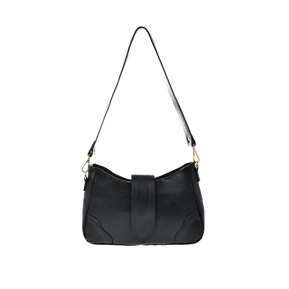 Geanta de mana din piele naturala Antonia Moretti AM1350, Negru, #1, Bagsy