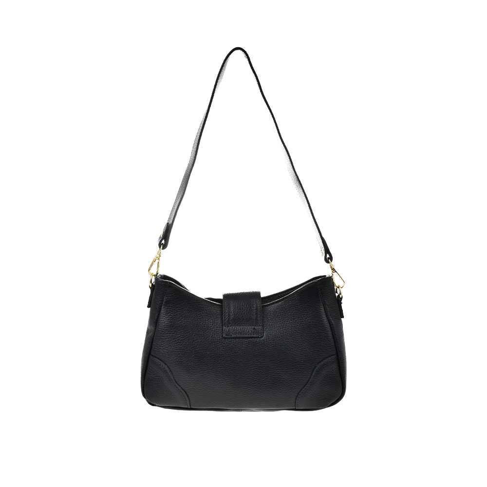 Geanta de mana din piele naturala Antonia Moretti AM1350, Negru, #3, Bagsy