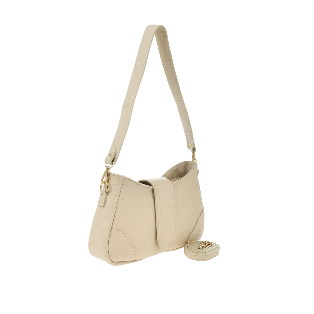 Geanta de mana din piele naturala Antonia Moretti AM1350, Bej, #2, Bagsy