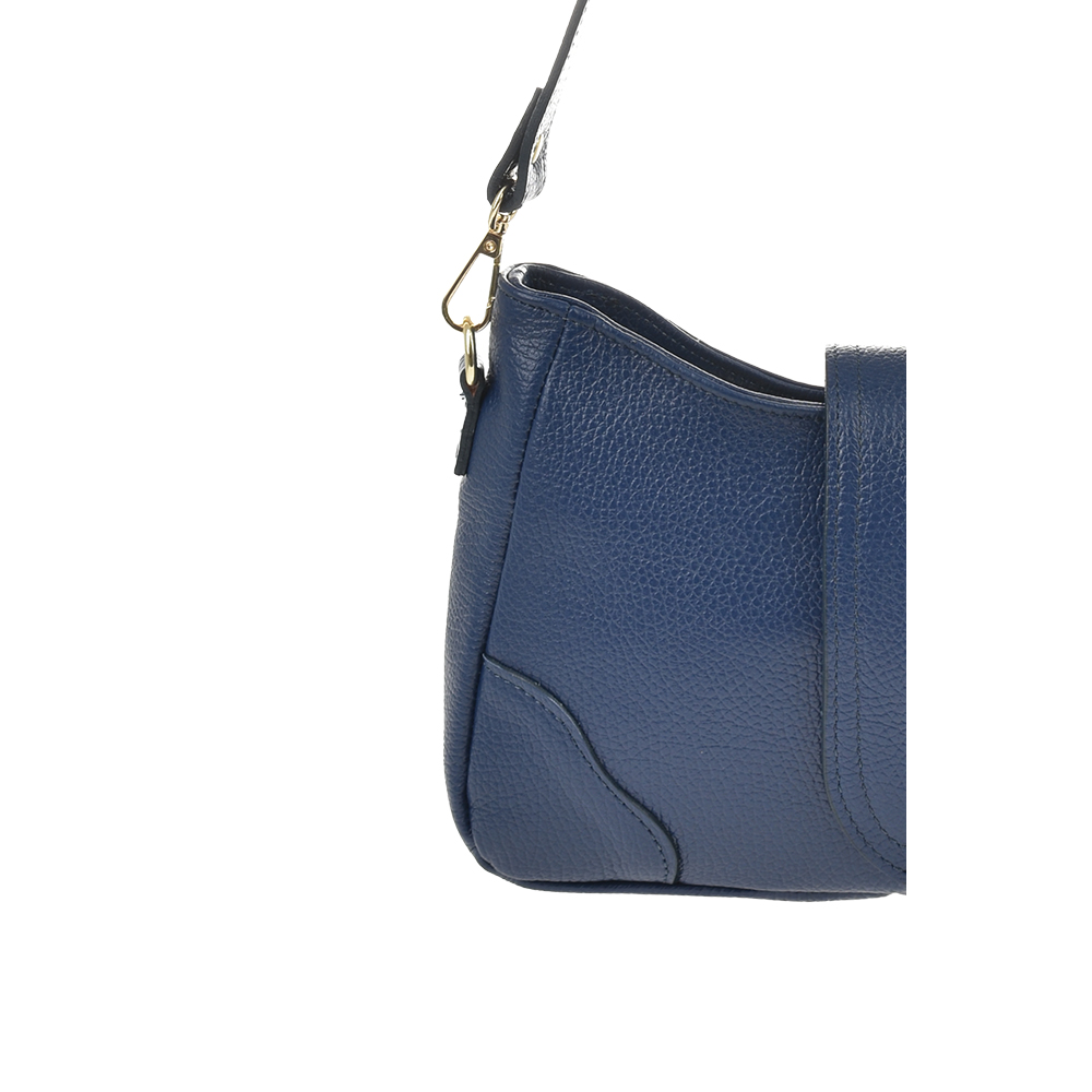 Geanta de mana din piele naturala Antonia Moretti AM1350, Albastru, #5, Bagsy