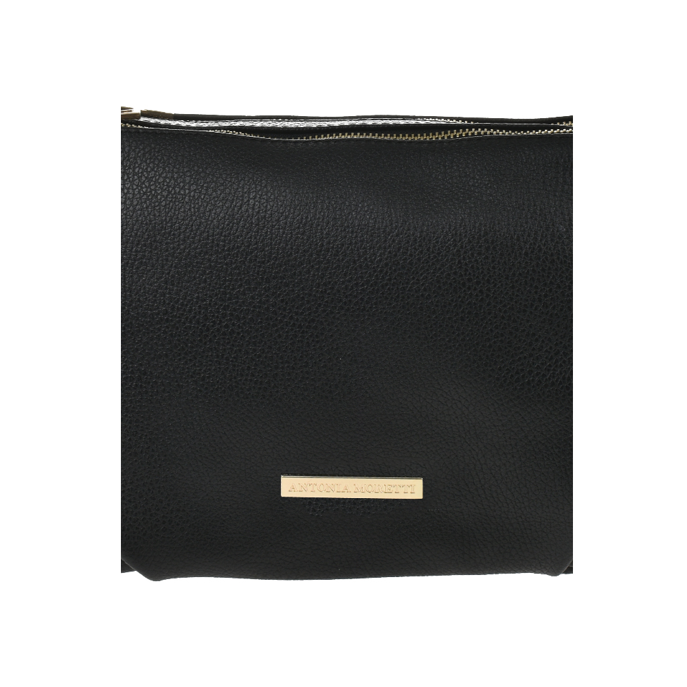 Geanta de mana din piele naturala Antonia Moretti AM1352, Negru, #5, Bagsy