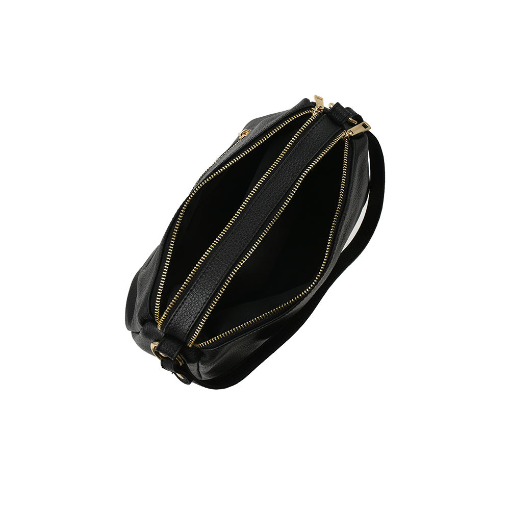 Geanta de mana din piele naturala Antonia Moretti AM1352, Negru, #4, Bagsy