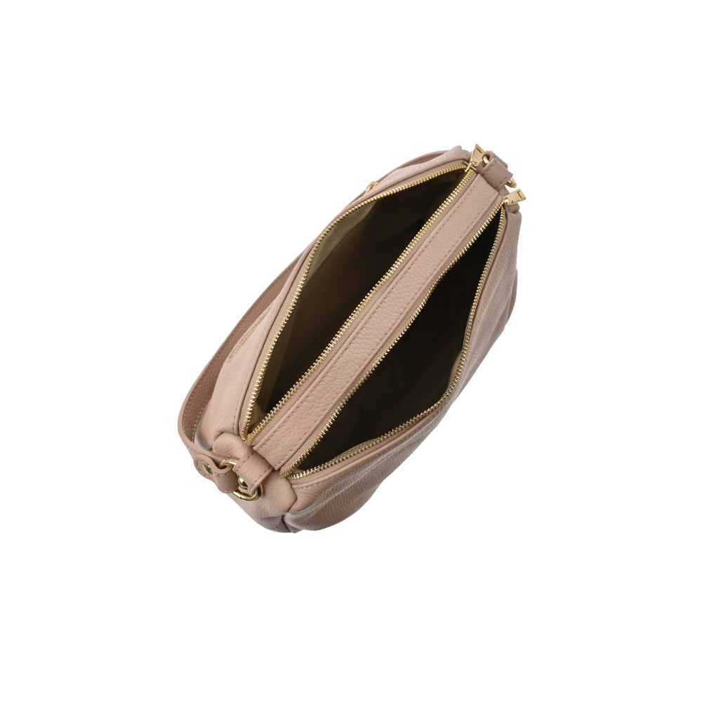 Geanta de mana din piele naturala Antonia Moretti AM1352, Roz prafuit, #4, Bagsy