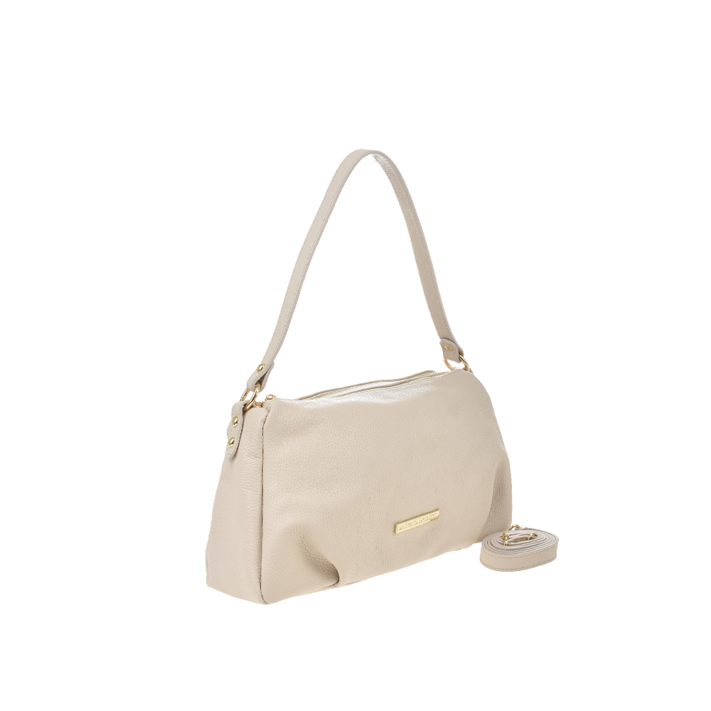 Geanta de mana din piele naturala Antonia Moretti AM1352, Bej, #2, Bagsy