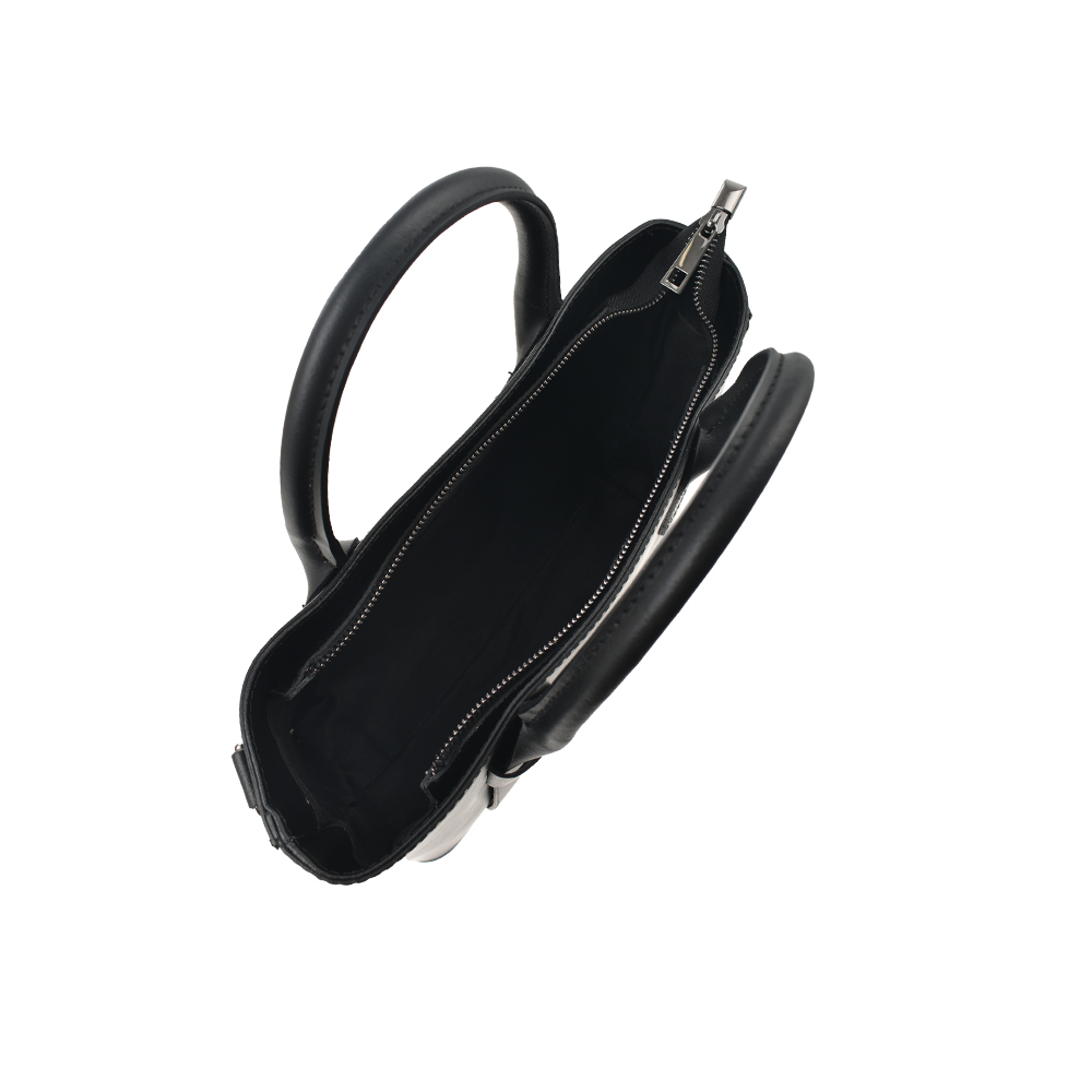 Geanta de mana din piele naturala Antonia Moretti AM1353, Negru, #4, Bagsy