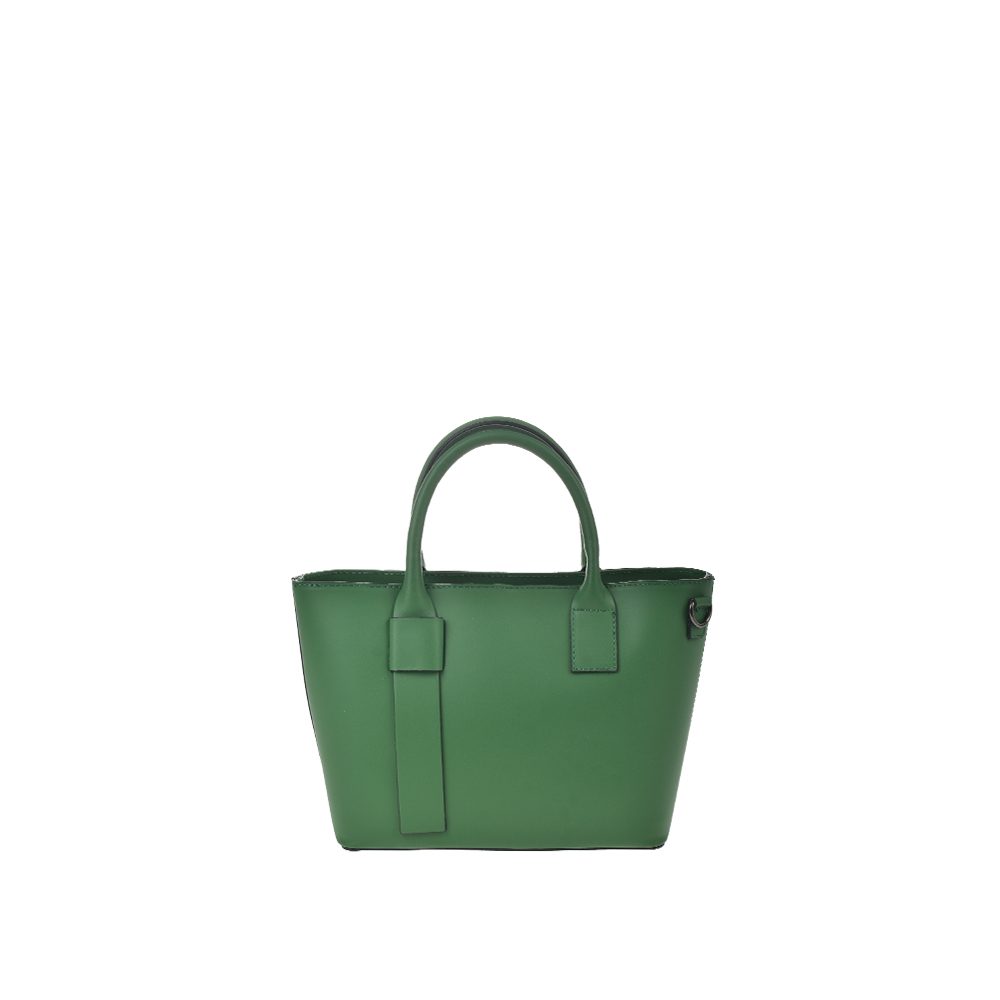 Geanta de mana din piele naturala Antonia Moretti AM1353, Verde, #1, Bagsy