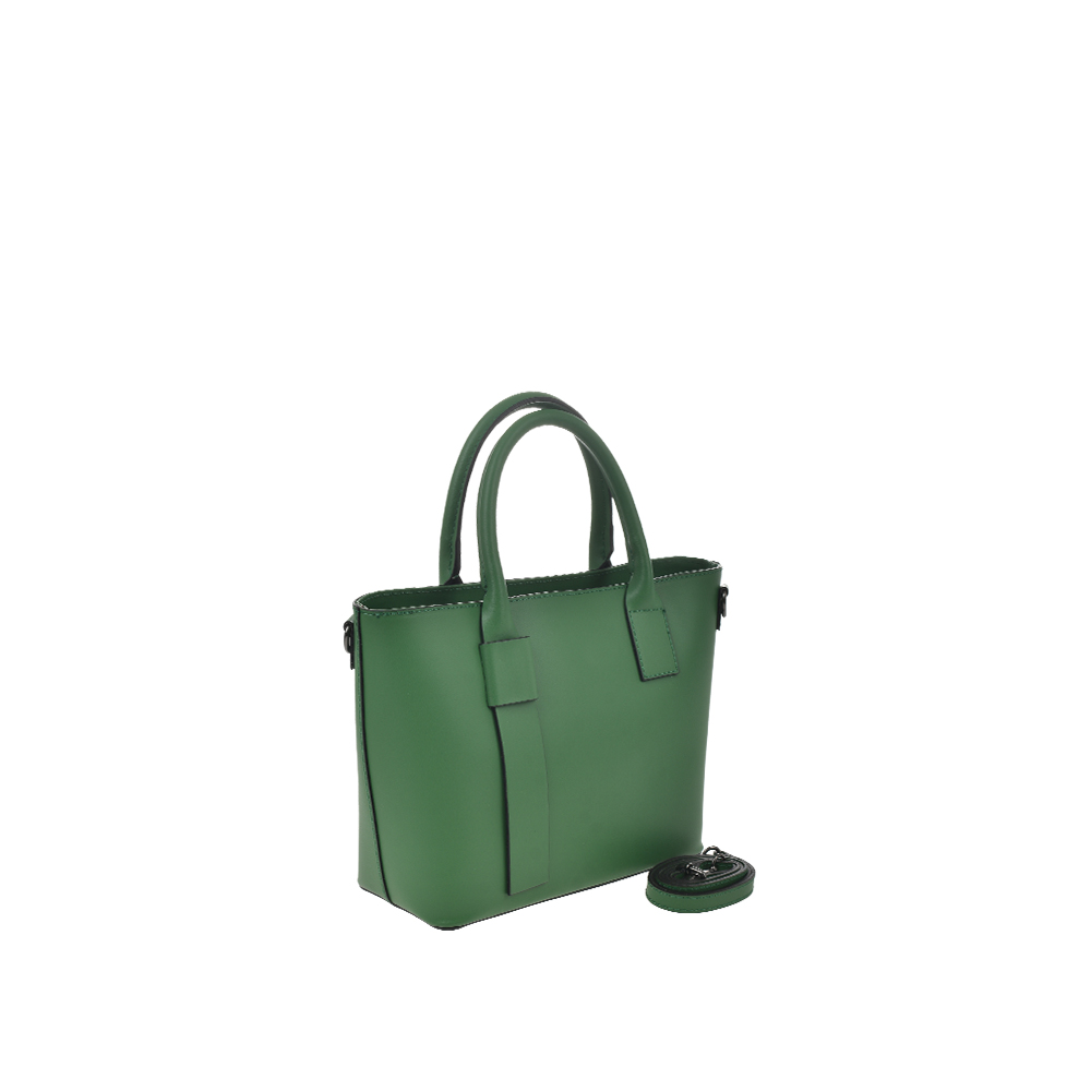 Geanta de mana din piele naturala Antonia Moretti AM1353, Verde, #2, Bagsy