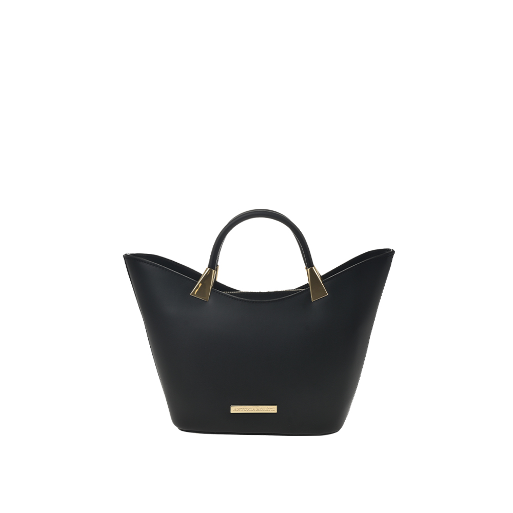 Geanta dama din piele naturala Antonia Moretti AM1356, Negru, #1, Bagsy