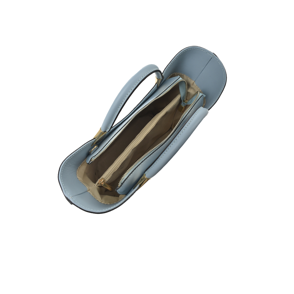 Geanta dama din piele naturala Antonia Moretti AM1356, Bleu, #4, Bagsy