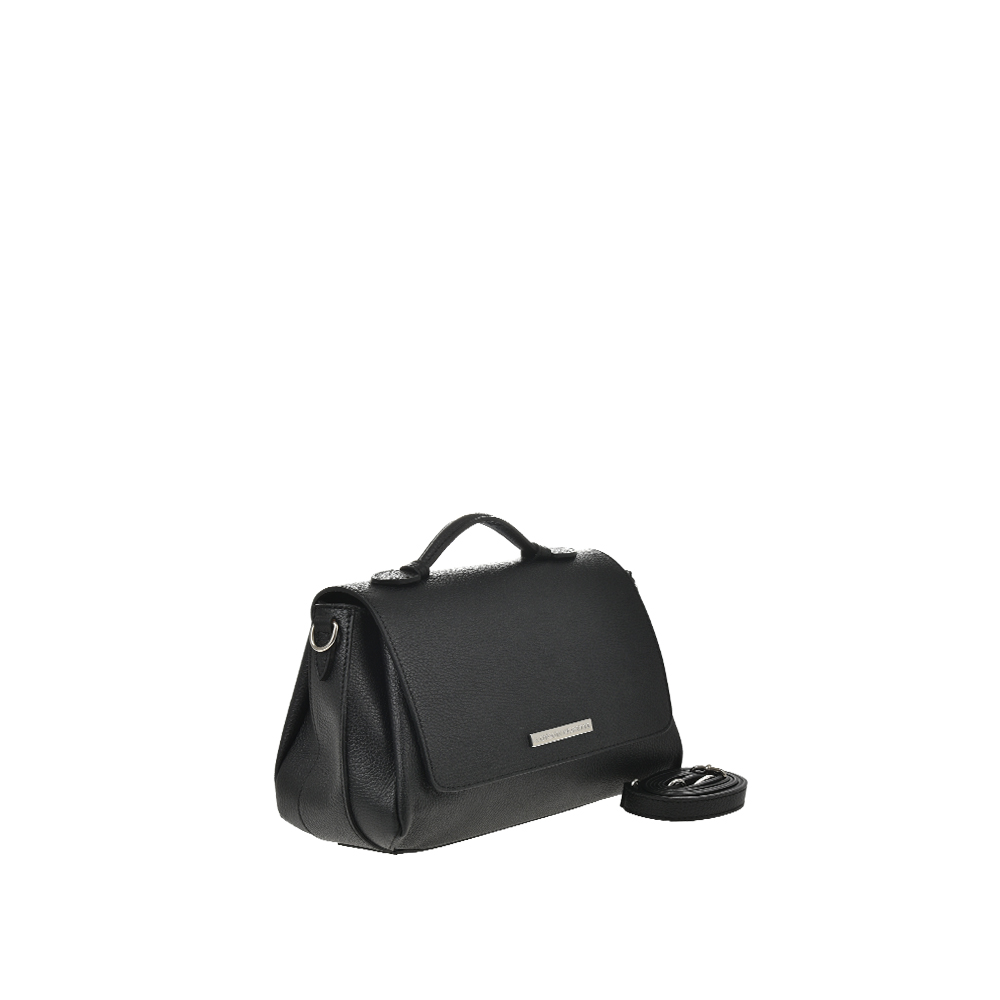 Geanta de mana din piele naturala Antonia Moretti AM1357, Negru, #2, Bagsy