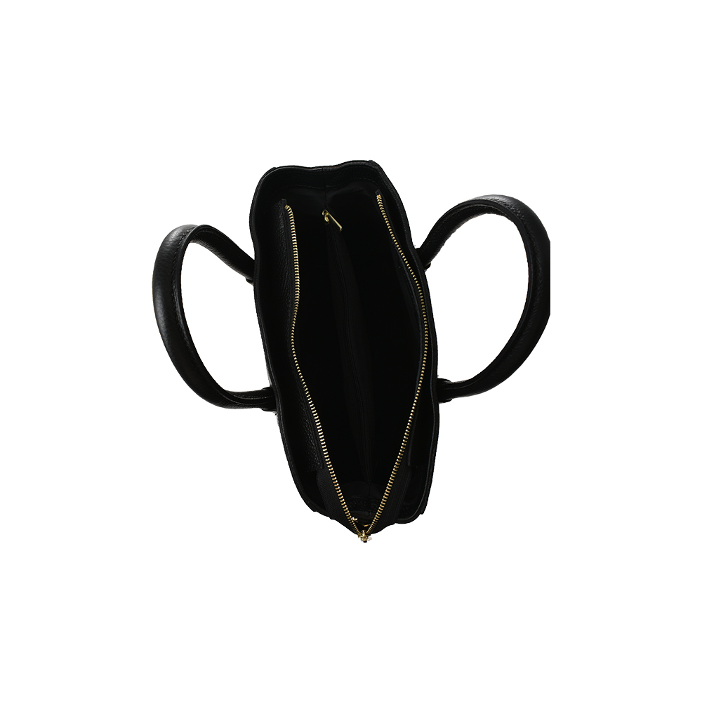 Geanta de mana din piele naturala Antonia Moretti AM1358, Negru, #4, Bagsy