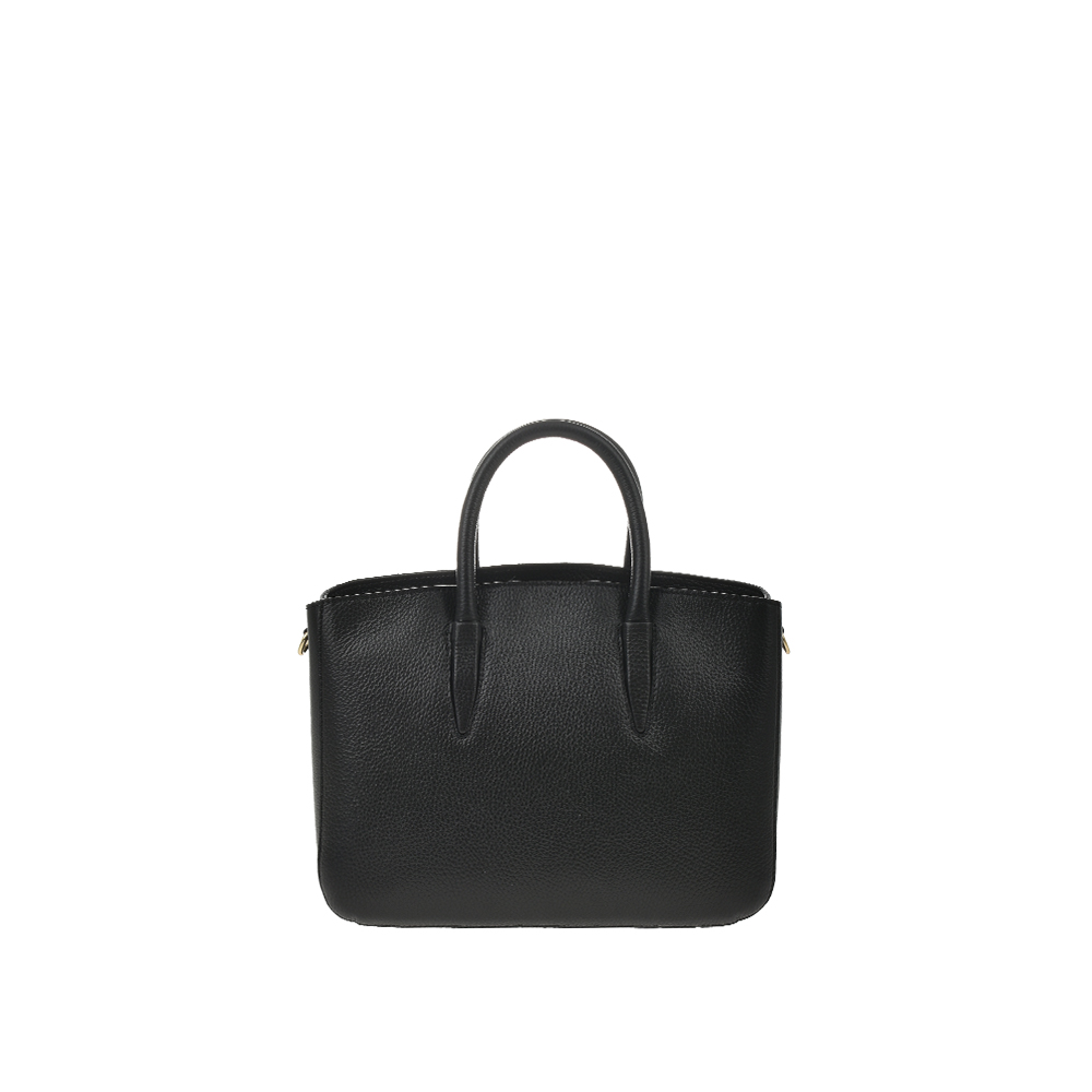 Geanta de mana din piele naturala Antonia Moretti AM1358, Negru, #3, Bagsy