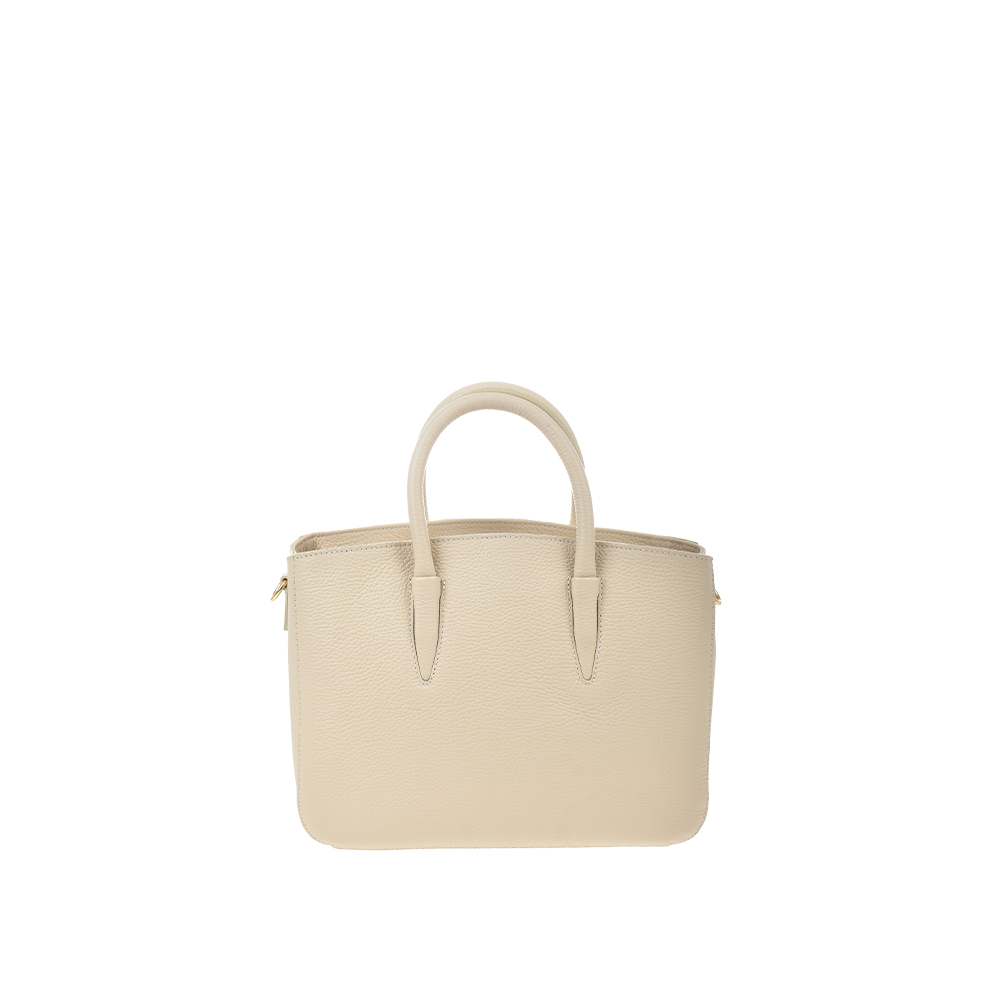 Geanta de mana din piele naturala Antonia Moretti AM1358, Bej, #3, Bagsy