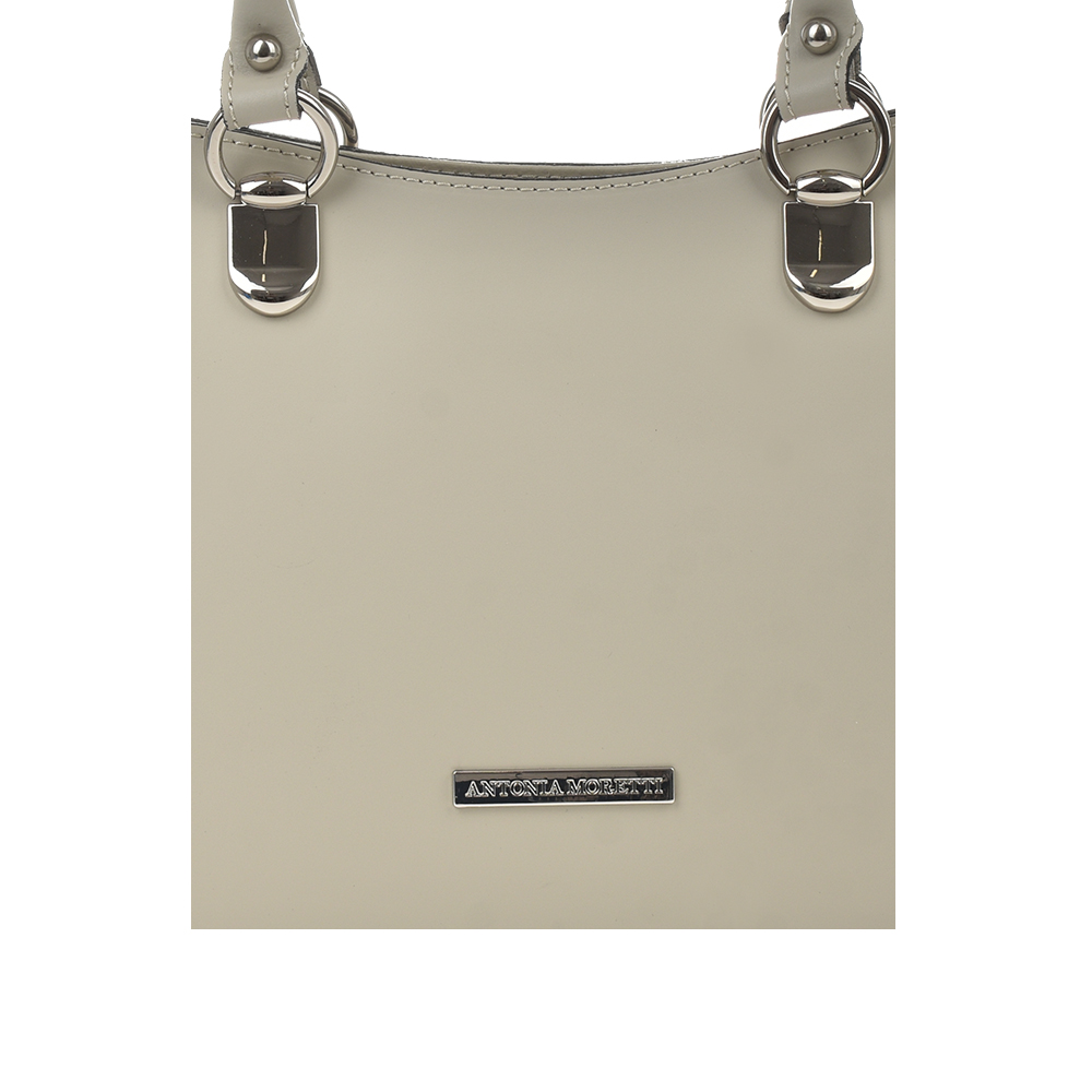 Geanta de mana din piele naturala Antonia Moretti AM1359, Bej, #5, Bagsy