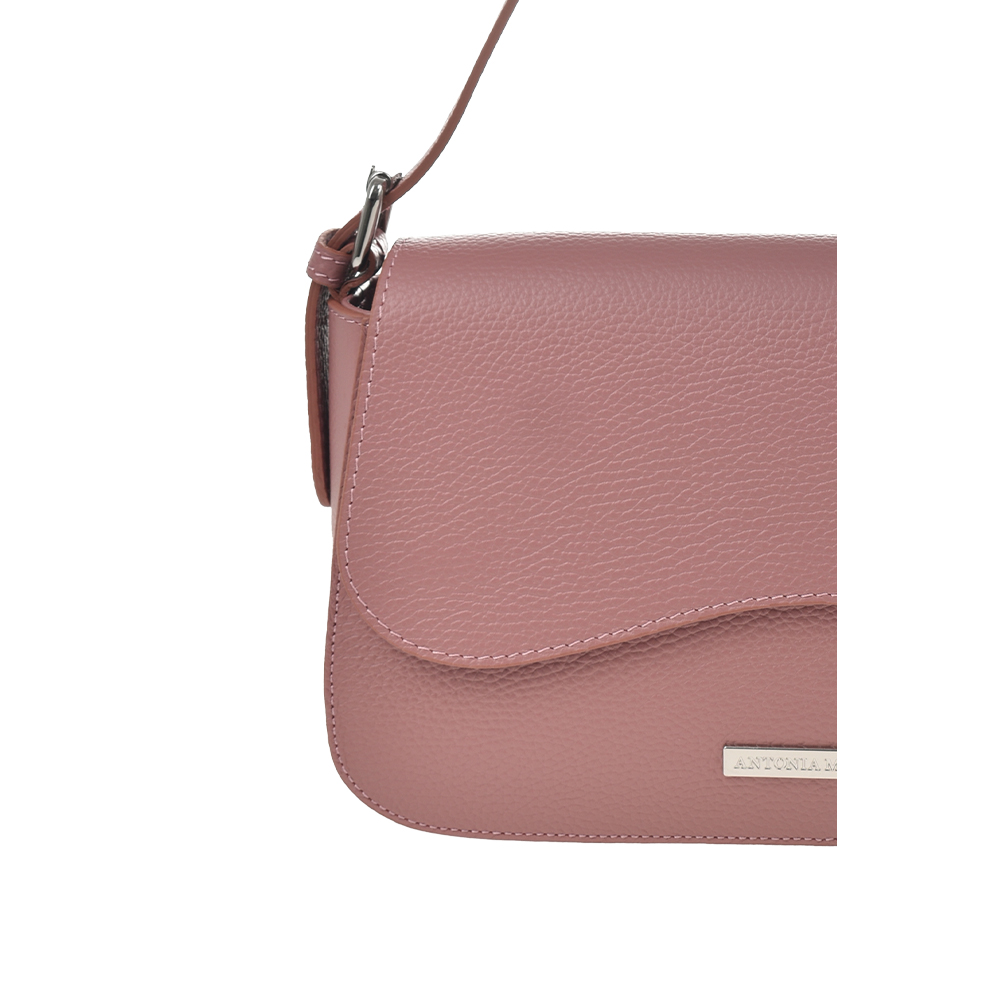 Geanta de mana din piele naturala Antonia Moretti AM1360, Lila, #5, Bagsy