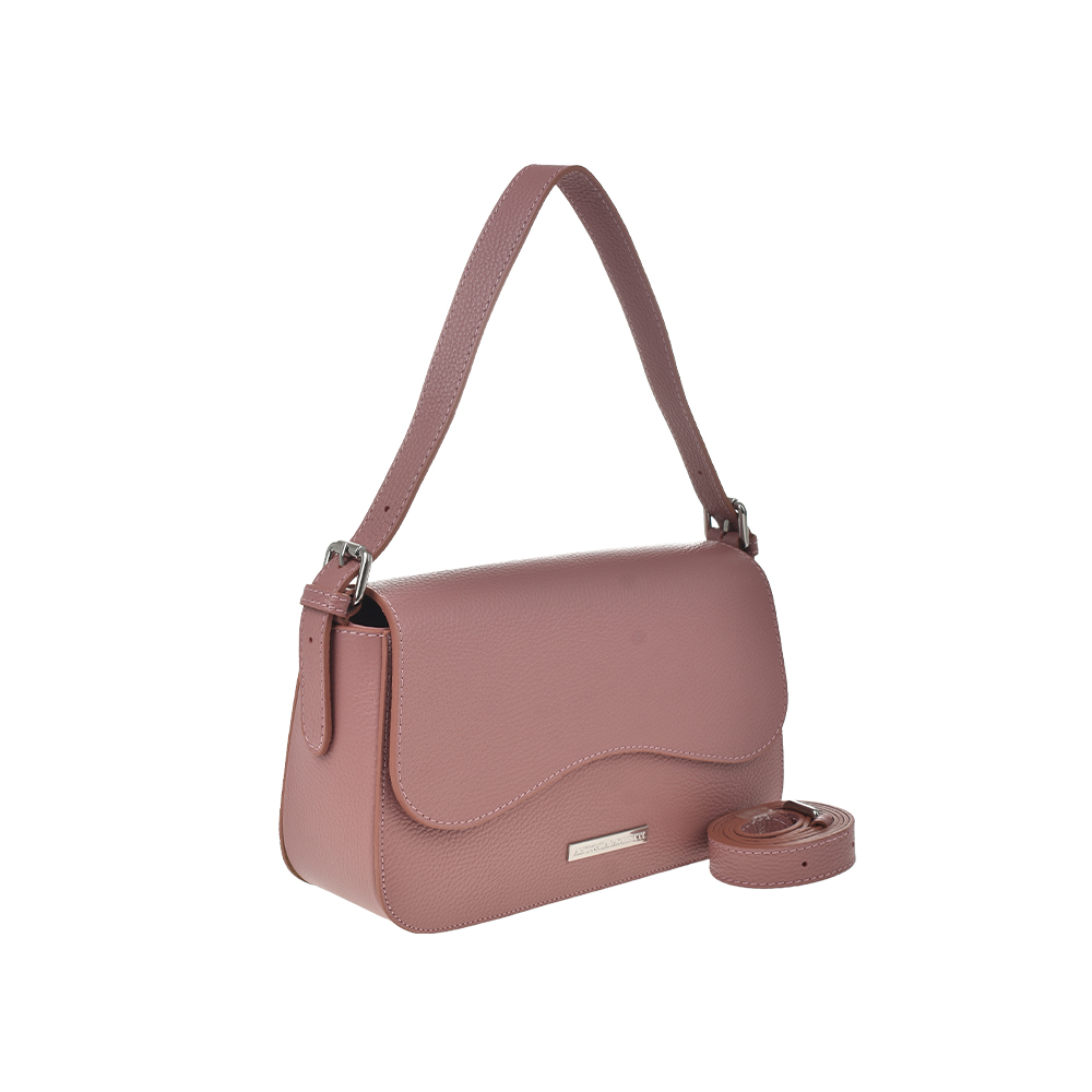 Geanta de mana din piele naturala Antonia Moretti AM1360, Lila, #2, Bagsy