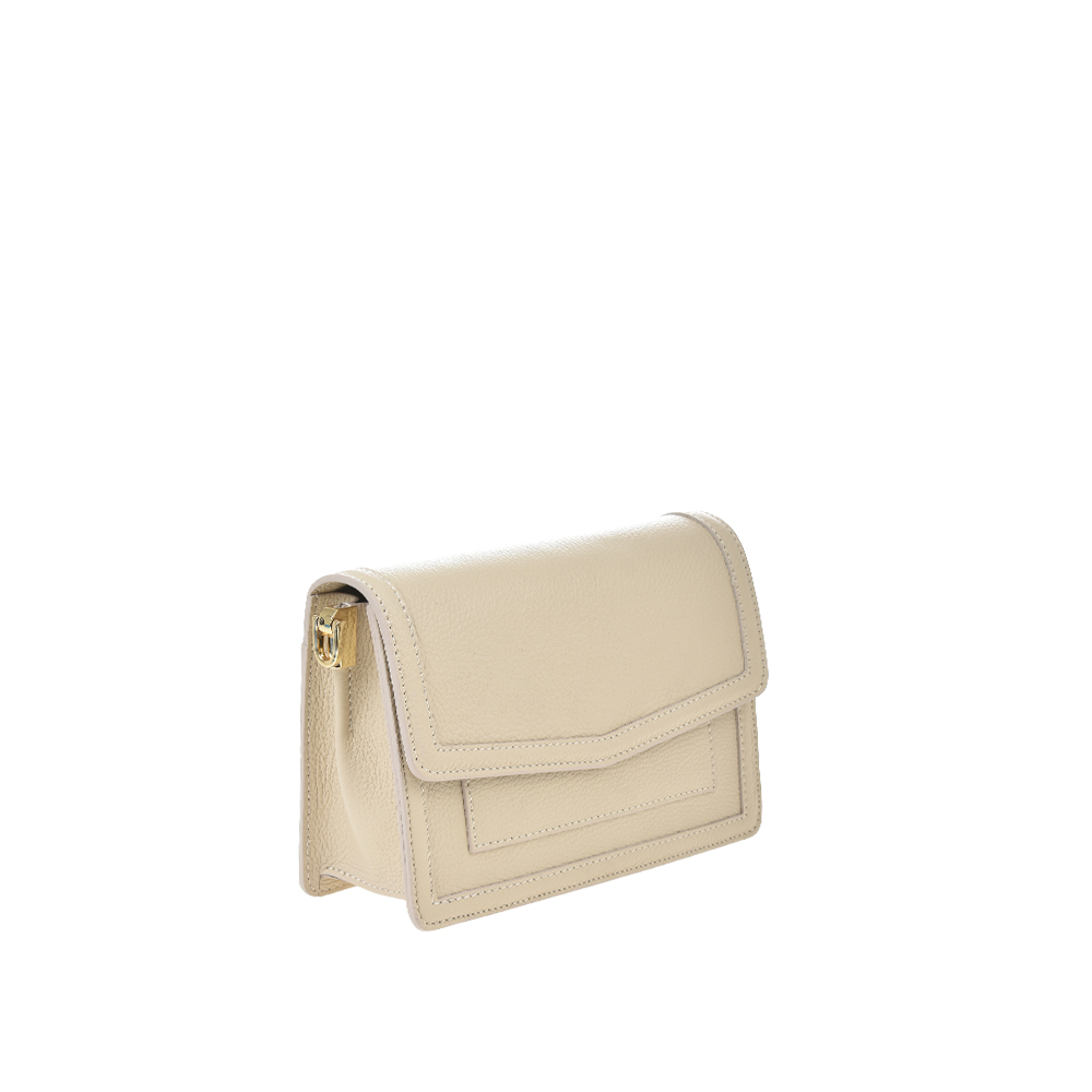 Geanta de umar din piele naturala Antonia Moretti AM1363, Bej, #2, Bagsy