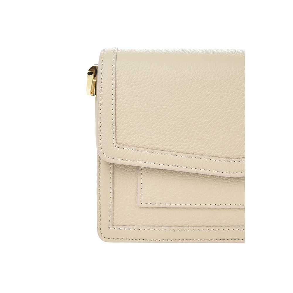 Geanta de umar din piele naturala Antonia Moretti AM1363, Bej, #5, Bagsy