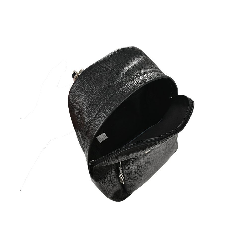 Rucsac dama din piele naturala Antonia Moretti AM1365, Negru, #4, Bagsy