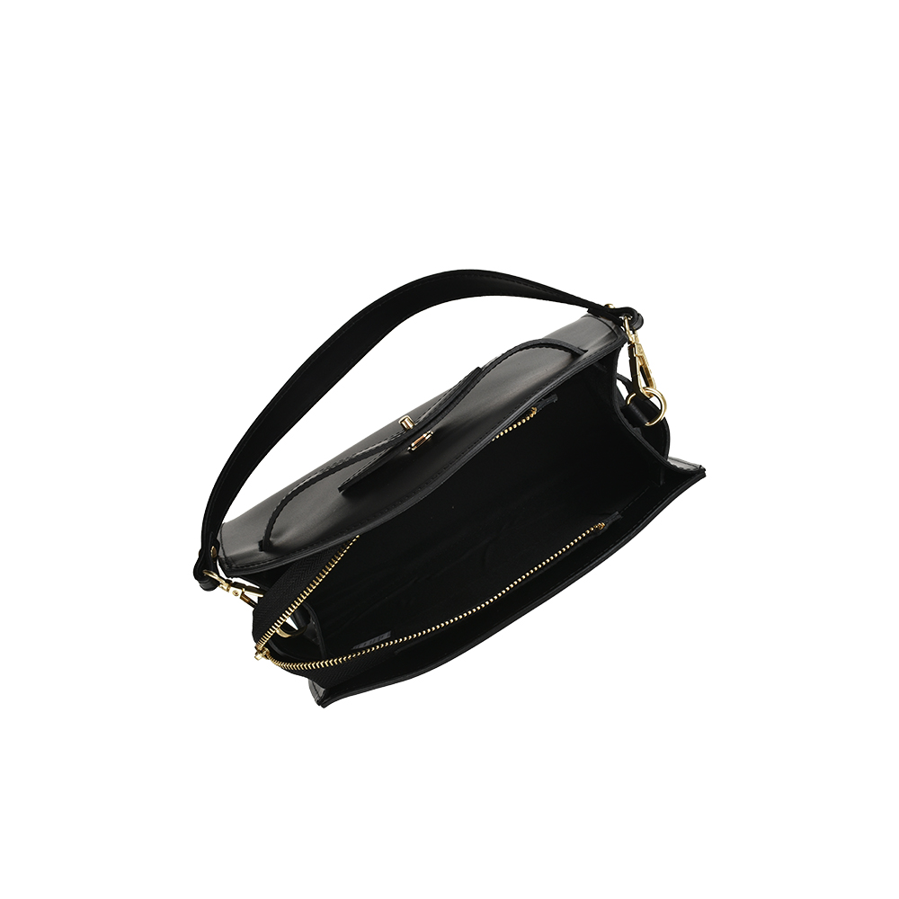 Geanta de mana din piele naturala Antonia Moretti AM1367, Negru, #4, Bagsy