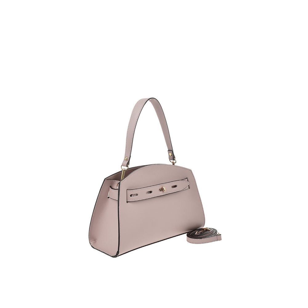 Geanta de mana din piele naturala Antonia Moretti AM1367, Roz prafuit, #2, Bagsy