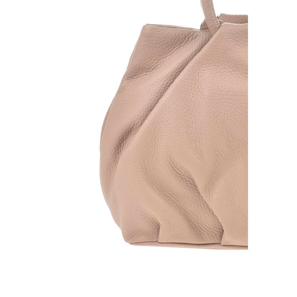 Geanta de mana din piele naturala Antonia Moretti AM1370, Roz prafuit, #5, Bagsy