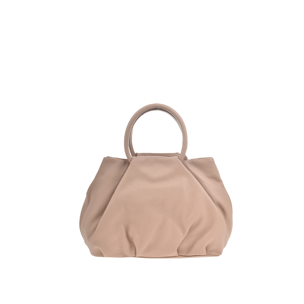 Geanta de mana din piele naturala Antonia Moretti AM1370, Roz prafuit, #3, Bagsy