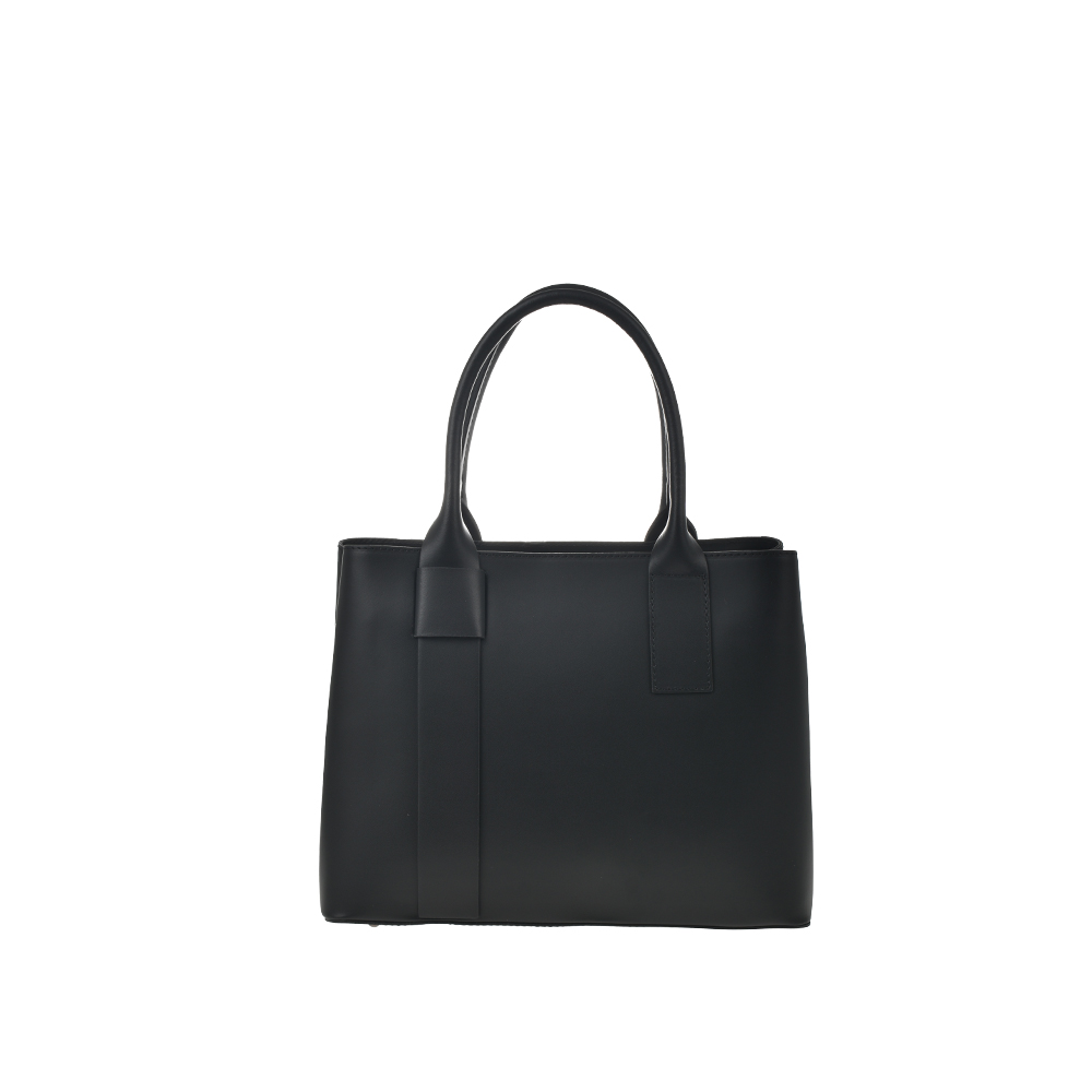 Geanta de mana din piele naturala Antonia Moretti AM1371, Negru, #1, Bagsy