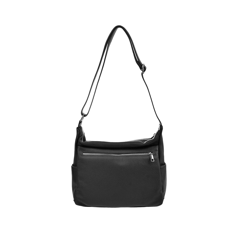 Geanta de umar din piele naturala Chiara Canotti CC1379, Negru, #3, Bagsy