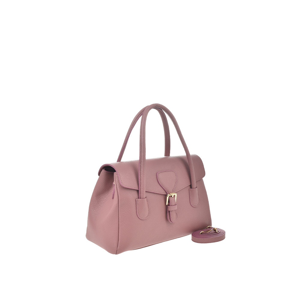 Geanta de mana din piele naturala Chiara Canotti CC1380, Lila, #2, Bagsy