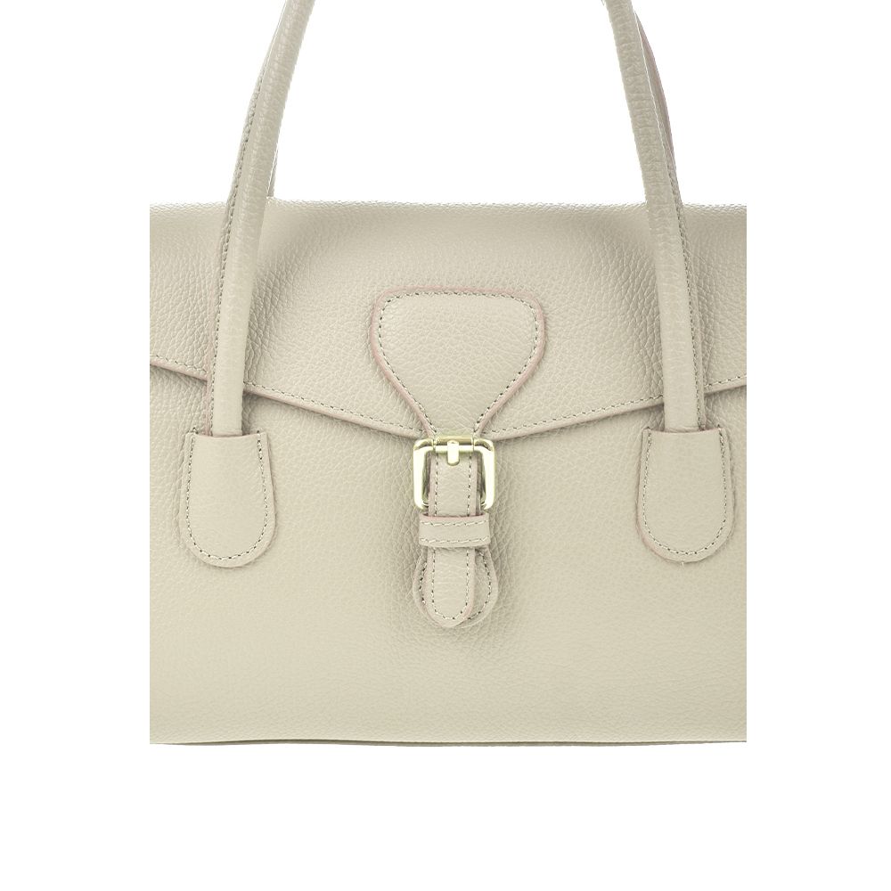 Geanta de mana din piele naturala Chiara Canotti CC1380, Bej, #5, Bagsy