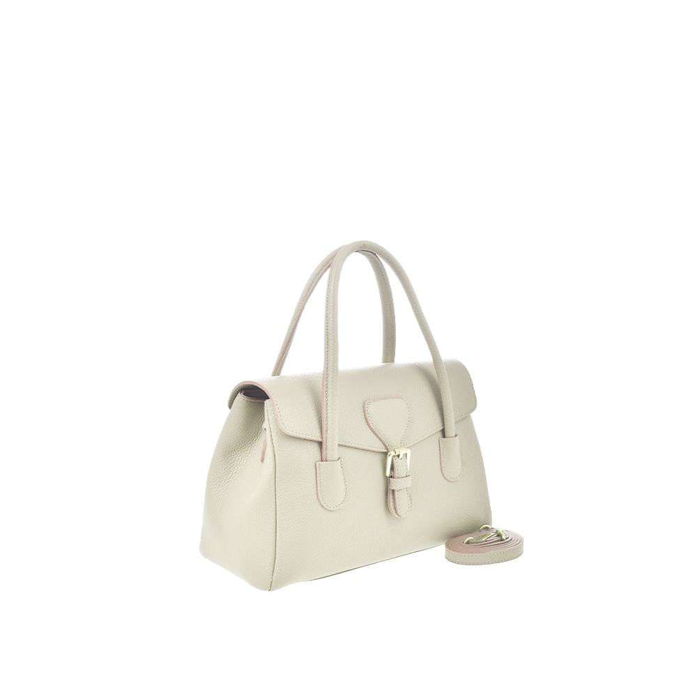 Geanta de mana din piele naturala Chiara Canotti CC1380, Bej, #2, Bagsy