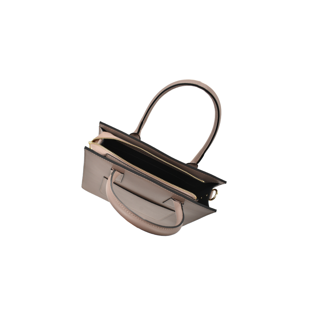 Geanta de mana din piele naturala Chiara Canotti CC1381, Roz prafuit, #4, Bagsy