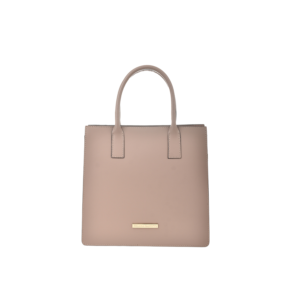 Geanta de mana din piele naturala Chiara Canotti CC1381, Roz prafuit, #1, Bagsy