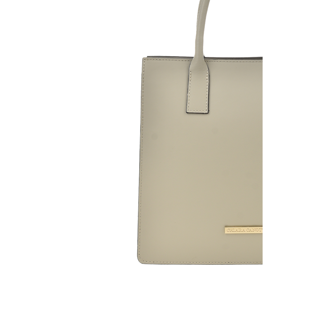 Geanta de mana din piele naturala Chiara Canotti CC1381, Bej, Nr. 5, Bagsy