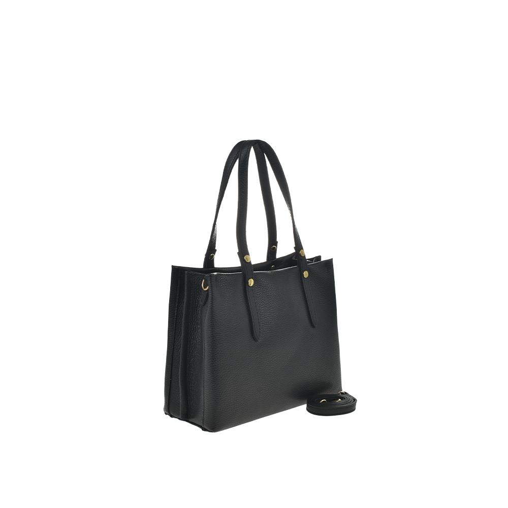 Geanta de mana din piele naturala Chiara Canotti CC1382, Negru, #2, Bagsy