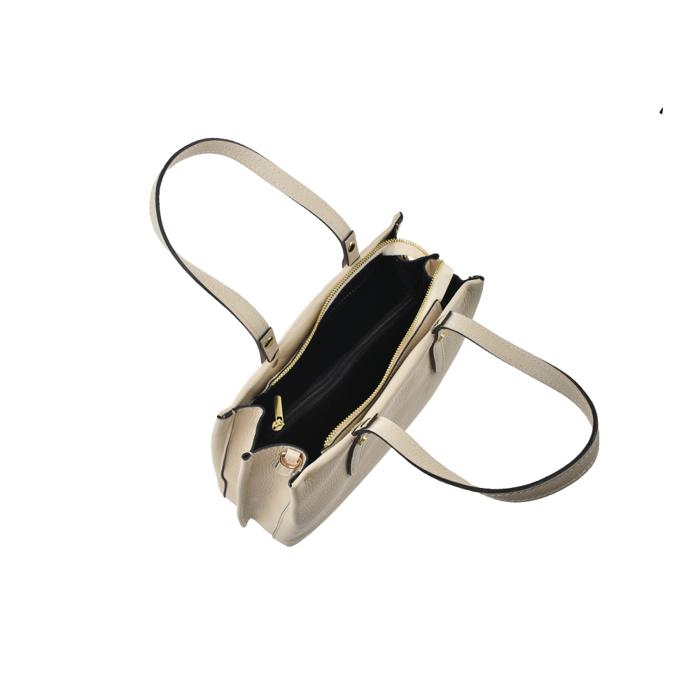 Geanta de mana din piele naturala Chiara Canotti CC1382, Bej, #4, Bagsy