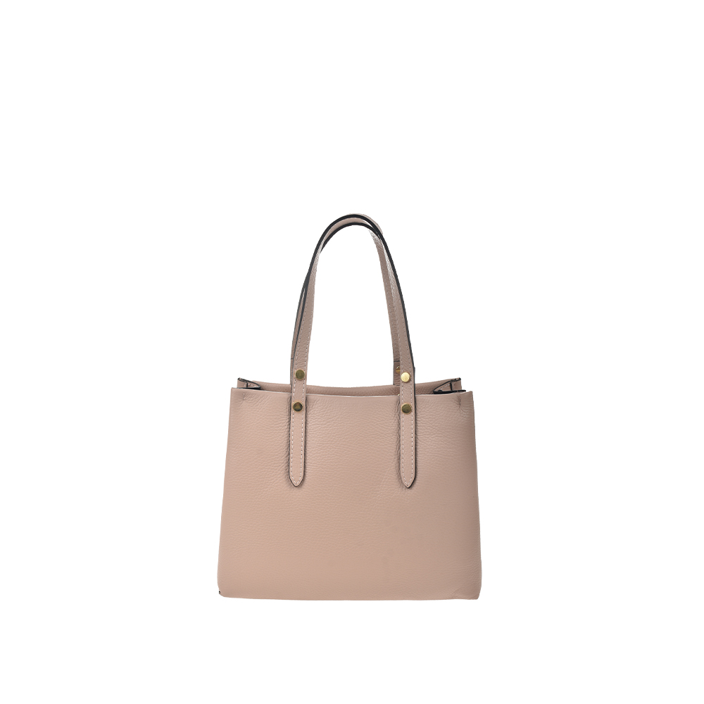 Geanta de mana din piele naturala Chiara Canotti CC1382, Roz prafuit, #1, Bagsy