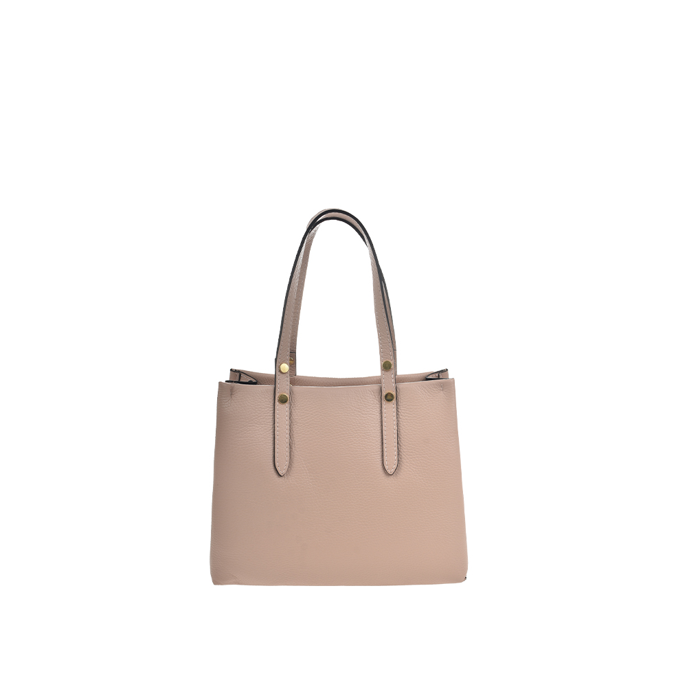 Geanta de mana din piele naturala Chiara Canotti CC1382, Roz prafuit, #3, Bagsy