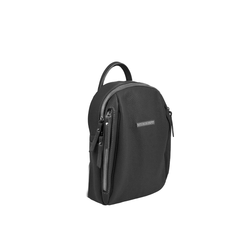 Rucsac dama din piele naturala Chiara Canotti CC1385, Negru, #2, Bagsy
