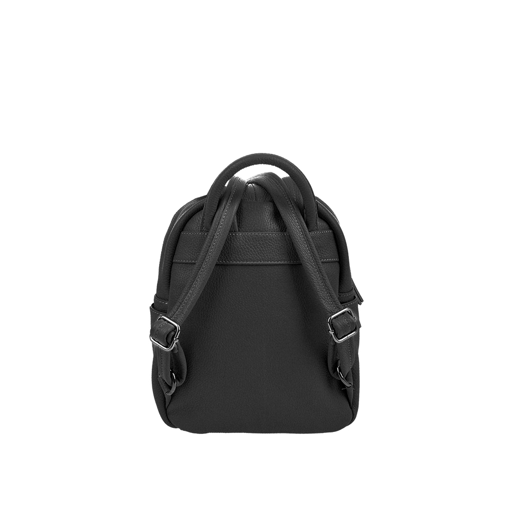 Rucsac dama din piele naturala Chiara Canotti CC1385, Negru, #3, Bagsy