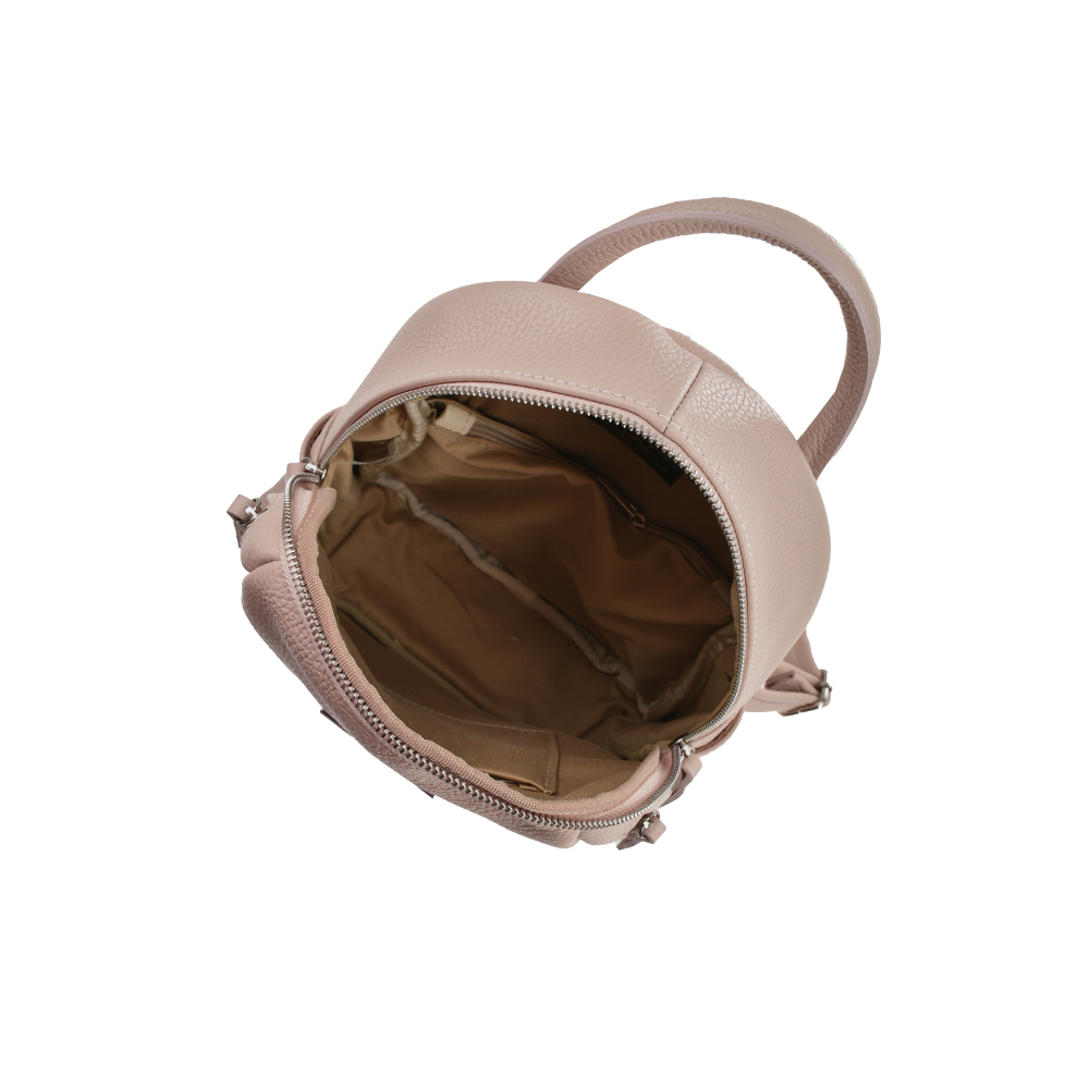 Rucsac dama din piele naturala Chiara Canotti CC1385, Roz prafuit, #4, Bagsy