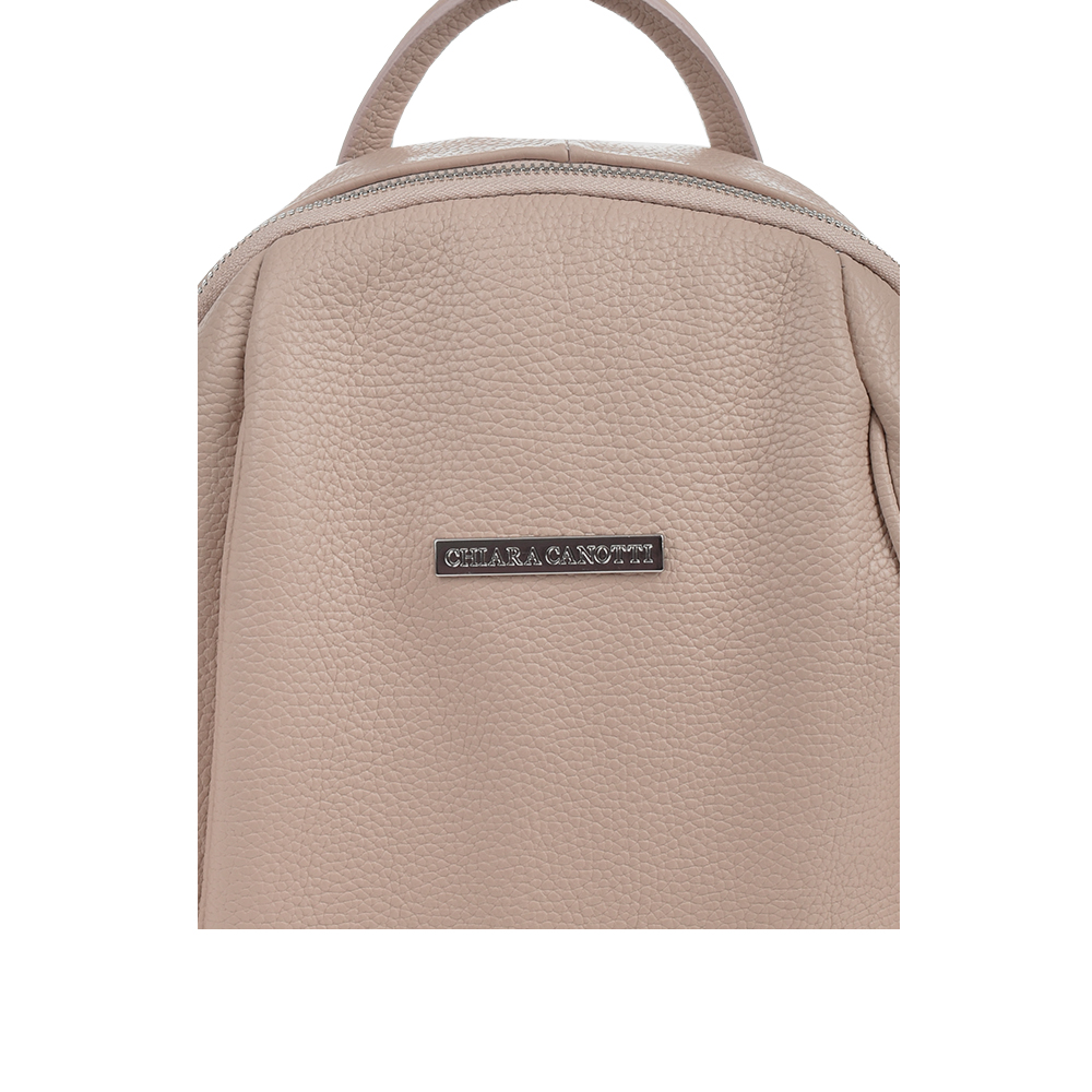Rucsac dama din piele naturala Chiara Canotti CC1385, Roz prafuit, #5, Bagsy