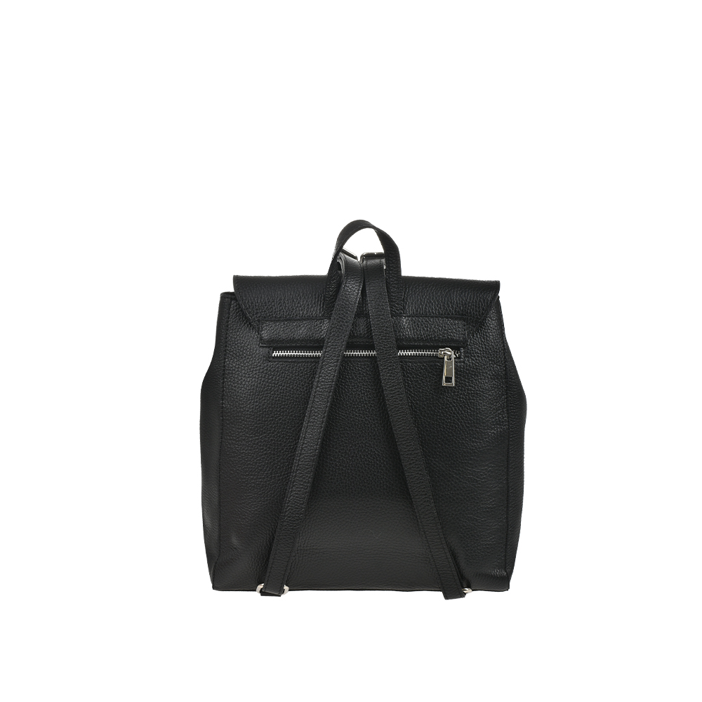 Rucsac dama din piele naturala Chiara Canotti CC1386, Negru, #3, Bagsy