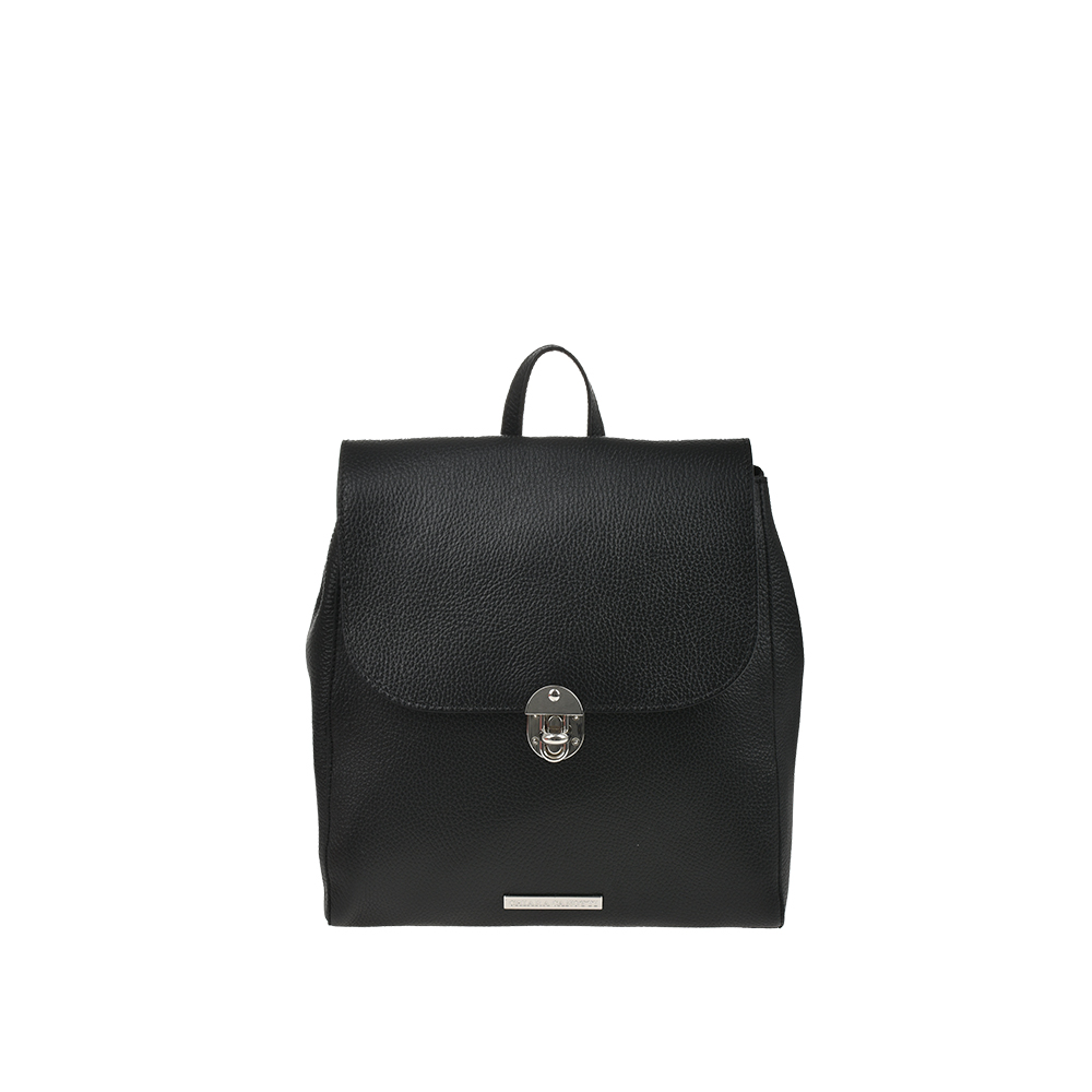 Rucsac dama din piele naturala Chiara Canotti CC1386, Negru, #1, Bagsy